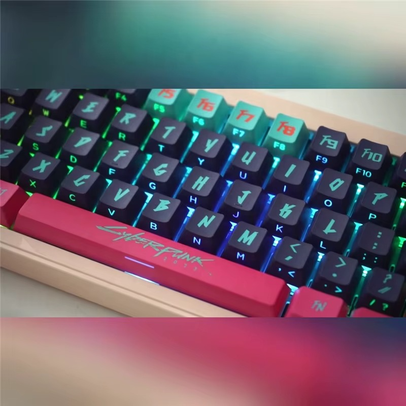 Cyberpunk Key Caps - Full Size